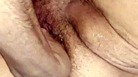 check out this fat hairy pussy getting fist fucked till it squirts nasty