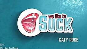 katy rose gags on deepthroat choke in weliketosuck blowjob