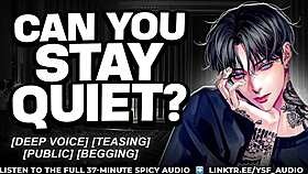 Secret cinema backrow fuck roleplay with loud male moans and public thrill