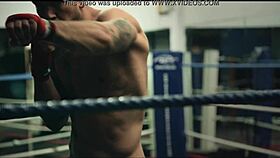 alexa tomas milf curves seduce even in steamy boxing ring threesome