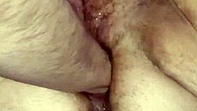 check out this fat hairy pussy getting fist fucked till it squirts nasty