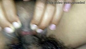 he licked neighbor's shaved pussy then creampied her tight hole
