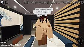 She gets picked up at the club then fucked hard with creampie in roblox condo