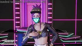 mmd hwasa akali's sexy kpop hentai dance explodes!