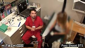 pothead patient screams from hitachi orgasms