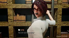 uhh lora croft the hot librarian aint wearing panties under skirt...
