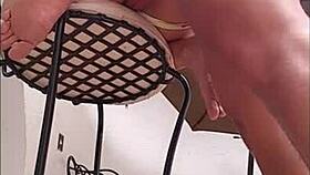 Huge cocked guy fists and anal fucks fat redhead housewife in public pool bikini homemade gaping creampie