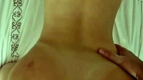 beautiful big tits babe's ass creampied after intense doggystyle session