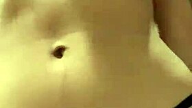asian teen cheats with boyfriend's cum ride