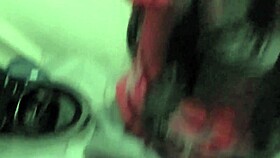 Hey check this horny Mexican schoolgirl sneaking wild fucks in the bathroom with her classmate homemade POV creampie action