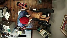 pothead patient screams from hitachi orgasms