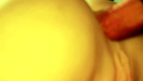 stretching her tight ass with my cock feels incredible