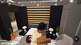 She gets picked up at the club then fucked hard with creampie in roblox condo