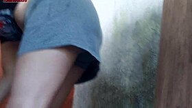 hot maid grabs cock and rides wildly!