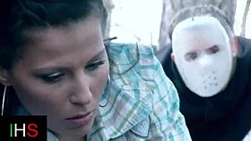 Cute Blonde Slut Bent Over Car for Hardcore Anal Assfucking Doggystyle Rimjob in Forest