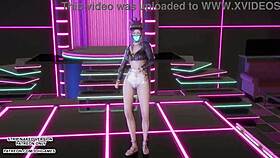 mmd hwasa akali's sexy kpop hentai dance explodes!