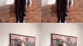 i'm the ultimate findom bitch dancing in latex goaldigger vibes 💸🖤