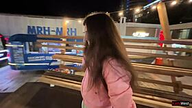 hey cute czech girl i filled your shaved pussy with creampie outdoors