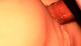 stretching her tight ass with my cock feels incredible