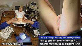 doctor forces my hitachi orgasm so intensely