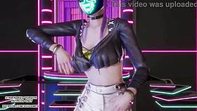 mmd hwasa akali's sexy kpop hentai dance explodes!