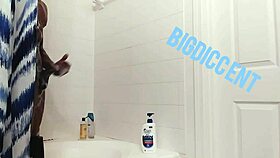 Damn, stroking this dick in the shower feels so good right now!
