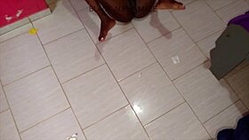 skinny brunette flashes pussy then takes bbc pounding full pov