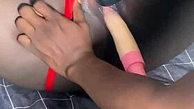 Sex Machine Pounds Bedroom Amateur's Juicy Wet Pussy