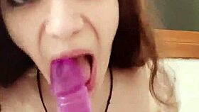 even if it's not real cock this blowjob on my fuck doll feels amazing