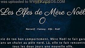 French elves deliver dirty Christmas talk in festive audio porn scene