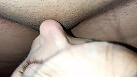 She caught masturbation then licked to huge orgasm