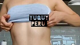 peruvian girl auditions in casual casting session