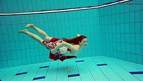 hot underwater teen marketa peite bikini tease 18+