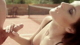 Pretty CFNM Babe Masters Intense COCK SUCKING