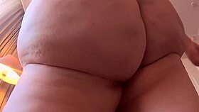 natasha crown spreads her fat juicy bbw ass cheeks wide for daddy daddy