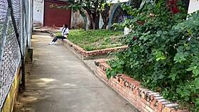 Intense Sex with Park Brunette's Perfect Body Thrills Me