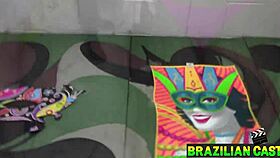 Brazilian carnival orgy casting, sluts Nicole Dantas Ariella Ferraz fuck hard?