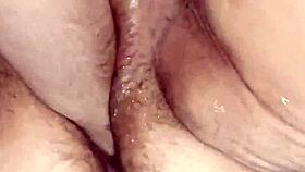 check out this fat hairy pussy getting fist fucked till it squirts nasty