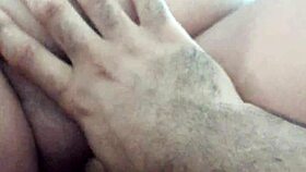 wife slides her wet pussy loving every inch on amateur cock close up
