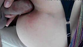 skinny latina princess bends over sofa offering tight ass for teasing head-only anal play