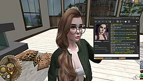 Nerd girl explores virtual adventures in second life emotional journey