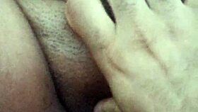 wife slides her wet pussy loving every inch on amateur cock close up
