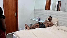 alicia ribeiro's first porn anal backstage with two cocks in pussy