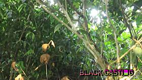 lucky rancher spots petite teen neighbor and fucks her to shaking orgasm outdoors