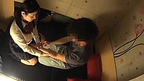 uhh japanese busty babe gets secret massage on her huge saggy tits and curvy ass... mmm