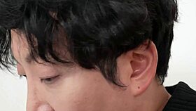 Korean beauty spreads thighs for intense cowgirl riding