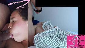 Chubby Big Tits Latina Lifts for Deep Pussy Creampie