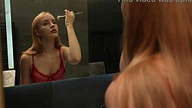 Polly Yangs rides cock wildly at casting for facial