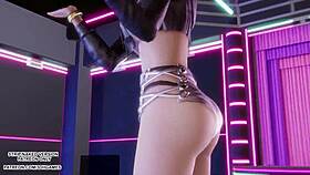 mmd hwasa akali's sexy kpop hentai dance explodes!