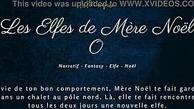 French elves deliver dirty Christmas talk in festive audio porn scene